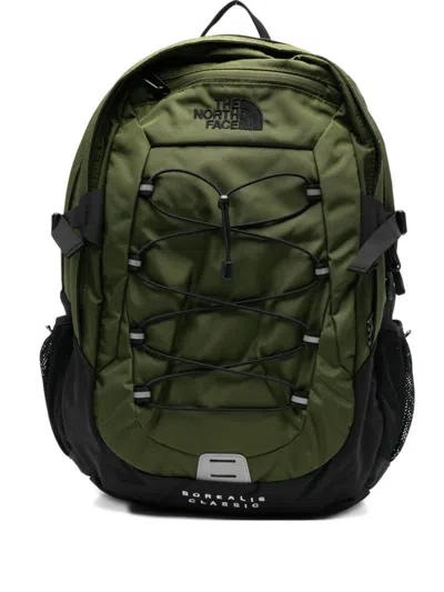 The North Face Green Logo Backpack