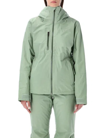 THE NORTH FACE WOMEN GREEN POLYESTER SOLID ACTIVEWEAR