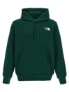 The North Face Hooded Sweater With Ribbed Cuffs And Hem In Green
