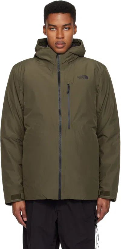 The North Face Green Table Triclimate Coat & Down Jacket Set In Aupe Grn/tnf Blk 4wc