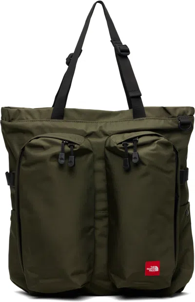 The North Face Green Tnf Red Box Tote