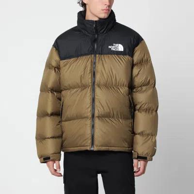 The North Face Green/black 1996 Retro Nuptse Down Jacket In Brown