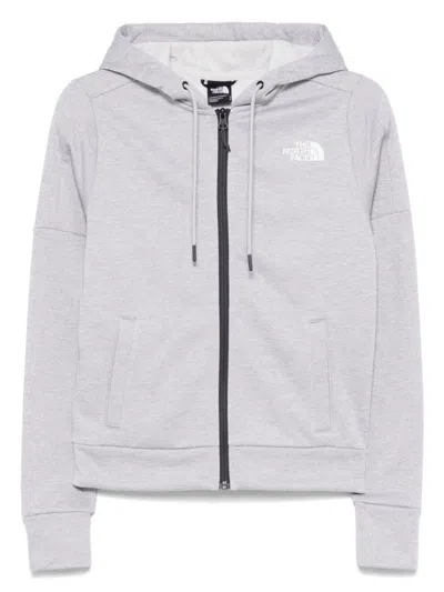 The North Face Grey Reaxion Zip-up Hoodie In Gray