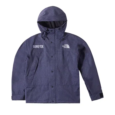 Pre-owned The North Face Gtx Mountain Jacket 'apres Blue/tnf Black'