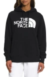 The North Face Women's Half Dome Fleece Pullover Hoodie In White