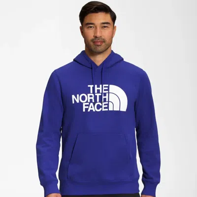 THE NORTH FACE HALF DOME HOODIE MEN'S BLUE WHITE LONG SLEEVE PULLOVER UPS