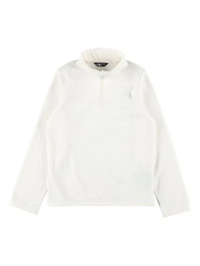 The North Face Kids' Half-zip Sweatshirt In White