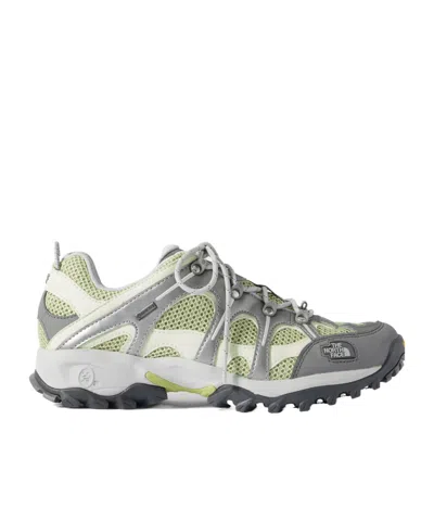 The North Face Hedgehog 06 Metallic Gore-tex And Mesh Sneakers In Gray