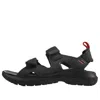 The North Face Hedgehog Iii Sandals 'asphalt  Grey With Retro Orange' In Black