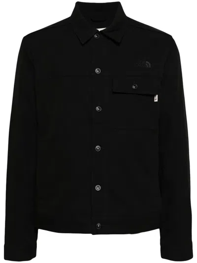 The North Face Hedston Button-down Jacket In Black