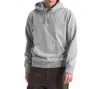 The North Face Heritage Patch Hoodie In Heather Grey In Grey