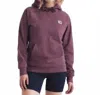 The North Face Heritage Patch Hoodie In Mineral Purple In Purple