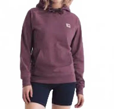 The North Face Heritage Patch Hoodie In Mineral Purple