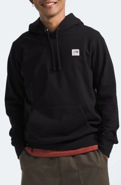 The North Face Men's Heritage-like Patch Pullover Hooded Sweatshirt In Tnf Black/ Tnf White