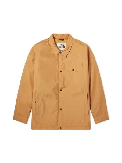 The North Face Heritage Stuffed Coach Jacket In Brown