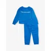 The North Face Hero Blue Brand-print Straight-leg Woven Tracksuit 2-7 In Hero Blue