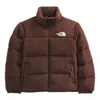 The North Face High Pile 600 Fill Recycled Waterfowl Down Nuptse Jacket 'dark Oak' In Brown