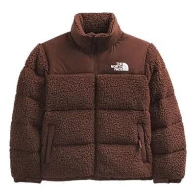 The North Face High Pile 600 Fill Recycled Waterfowl Down Nuptse Jacket 'dark Oak'