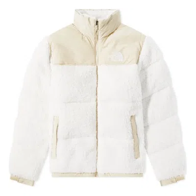 The North Face High Pile 600 Fill Recycled Waterfowl Down Nuptse Jacket 'gardenia White Gravel'