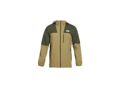 The North Face Hike Packable Shell (little Kid/big Kid) Boy's Coat New Taupe Green/cedar : 2xl (18-20 Big Kid), Nyl