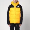 THE NORTH FACE HIMALAYAN BLACK/YELLOW DOWN JACKET