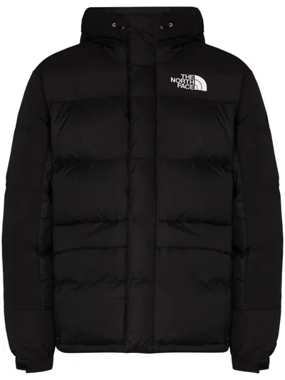 The North Face Himalayan Padded Hooded Jacket In Black