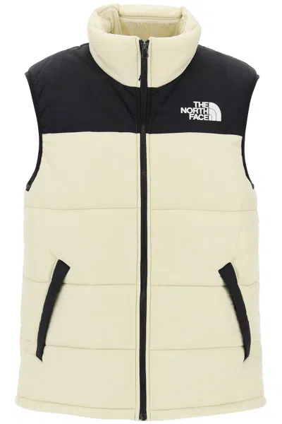 The North Face Himalayan Padded Waistcoat In Gravel (black)