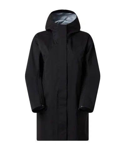 The North Face Hooded Coat In Black