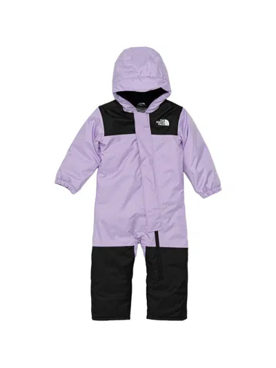 The North Face Babies' Hooded Colour-block Jacket In Purple