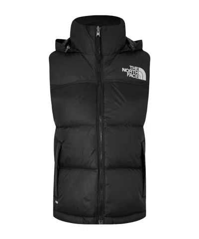 The North Face Hooded Down Gilet In Black