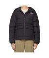 The North Face Hooded Down Jacket In Black