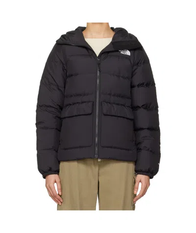The North Face Hooded Down Jacket In Black