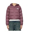 The North Face Hooded Down Jacket In Multicolor