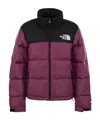The North Face Hooded Down Jacket In Red