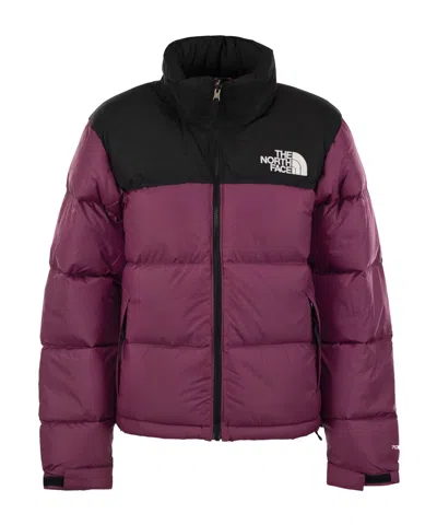 The North Face Hooded Down Jacket In Red