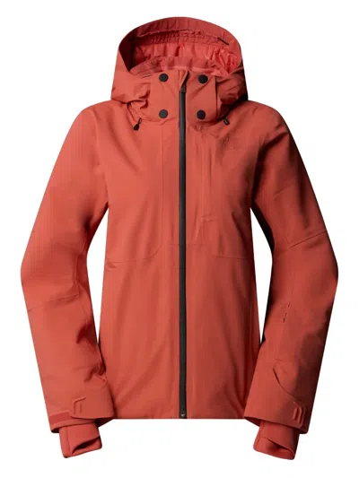 The North Face Lenado Jkt Solid Design Hooded Jacket In Red