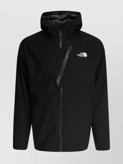 The North Face Hooded Jacket With Chest Pocket And Elastic Cuffs In Tnf Black