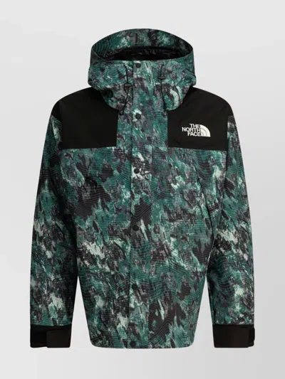 The North Face Hooded Jackets With Adjustable Cuffs And Front Pockets In Multi