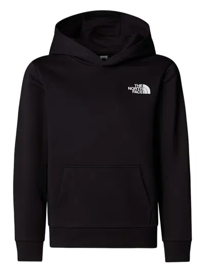 The North Face Hooded Logo Detail Hoodie In Black