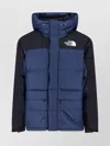 The North Face Mens Navy Himalayan Hooded Shell-down Parka In Multi