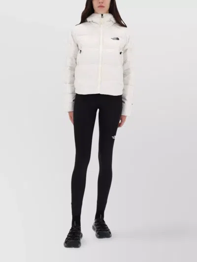 The North Face Hooded Long Sleeve Jacket Side Pockets In Neutral