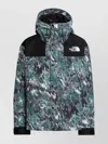The North Face Hooded Mountain Jacket Front Pockets In Blue