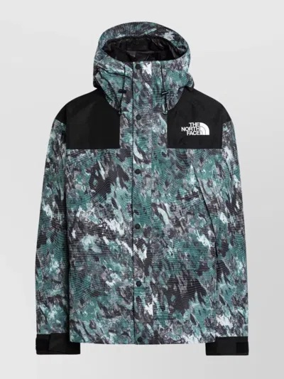 THE NORTH FACE HOODED MOUNTAIN JACKET FRONT POCKETS