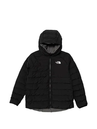 The North Face Kids' Hooded Padded Jacket In Black