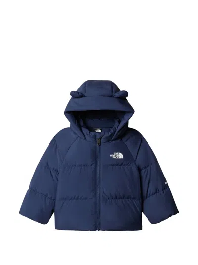 The North Face Babies' Hooded Padded Jacket In Blue