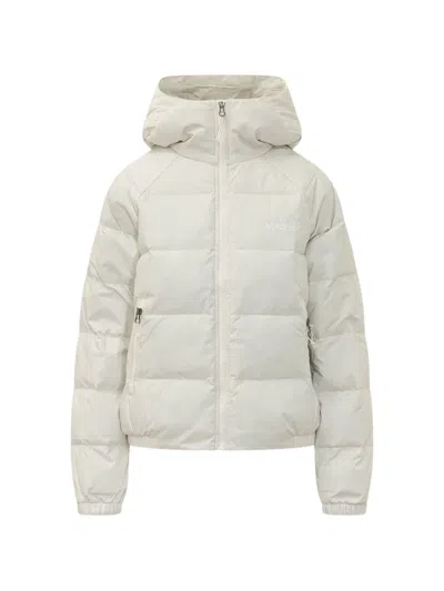 The North Face Hooded Padded Jacket In Neutral