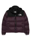 The North Face Hooded Puffer Jacket In Purple