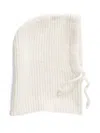 The North Face Hooded Ribbed Balaclava In White