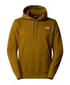 The North Face Khaki Cotton Blend Simple Dome Sweatshirt In Brown