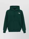 The North Face Hooded Sweater With Ribbed Cuffs And Hem In Green